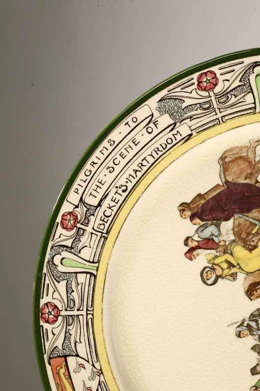 TWO PIECES OF ROYAL DOULTON. Both are Chaucer's C - 4
