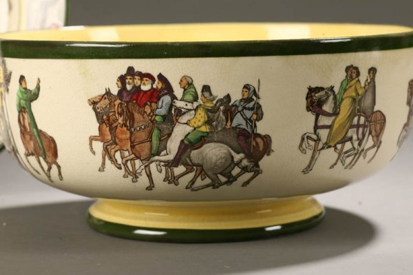 TWO PIECES OF ROYAL DOULTON. Both are Chaucer's C - 6