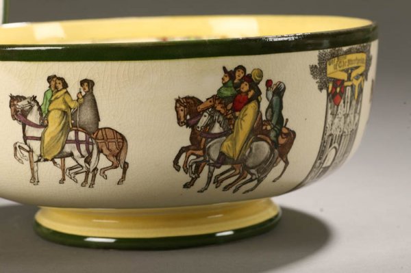 TWO PIECES OF ROYAL DOULTON. Both are Chaucer's C - 7