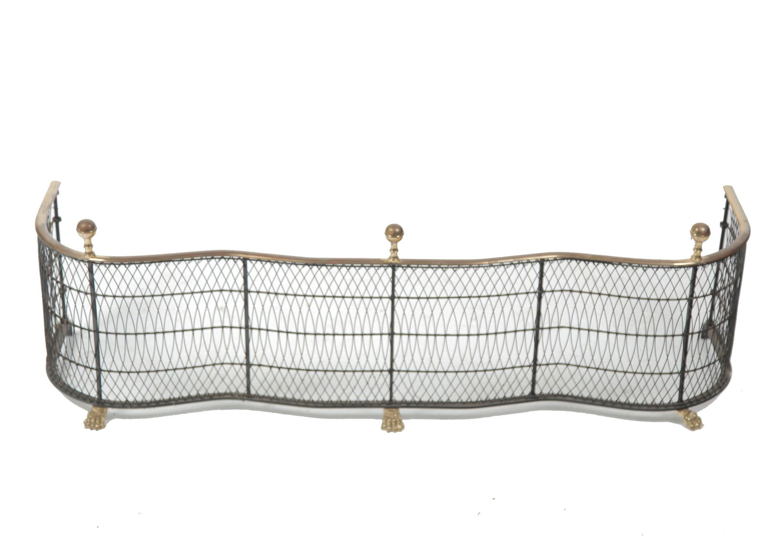 FEDERAL STYLE FIREPLACE FENDER. (1 of 3)