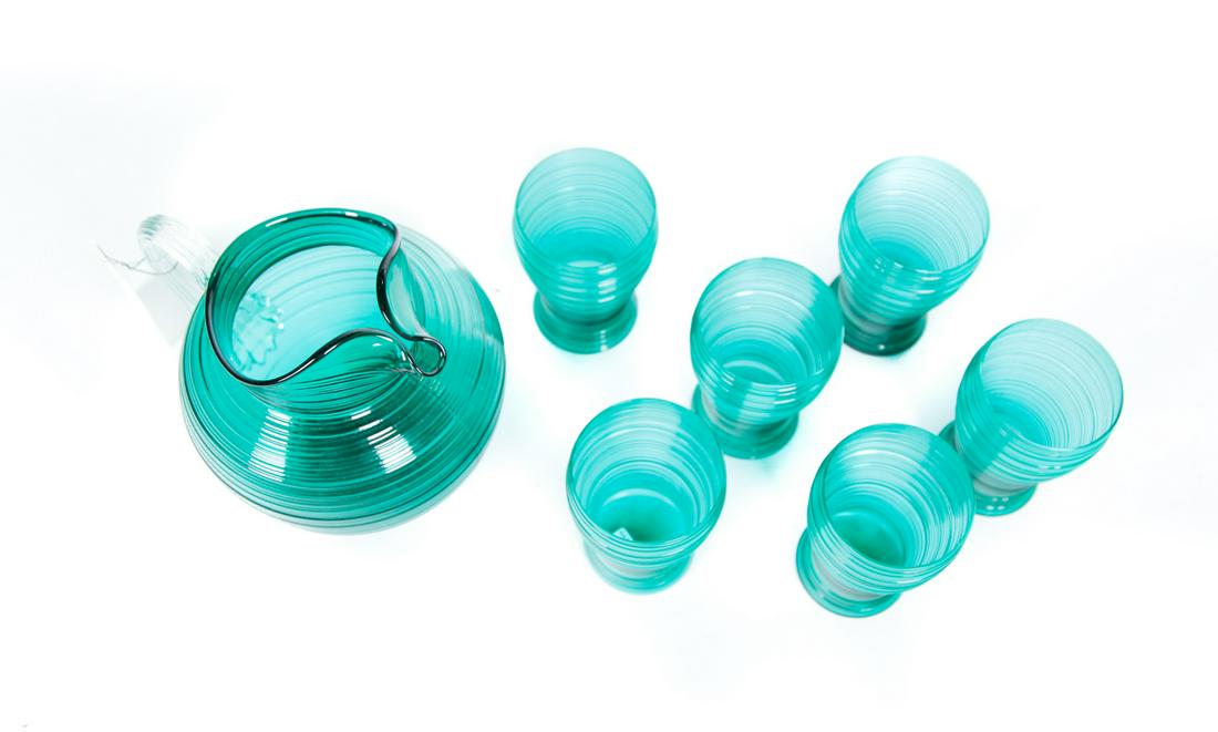 GROUP OF GLASS. (1 of 5)