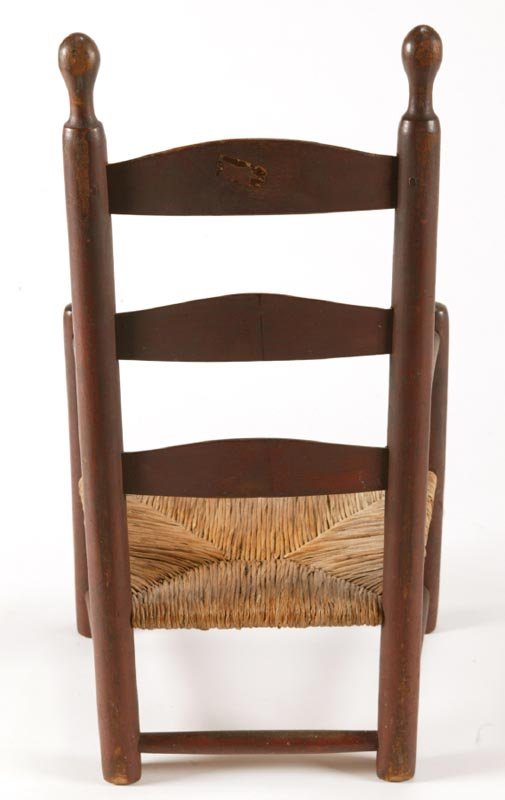 PAINTED CHILD'S ARMCHAIR. - 4