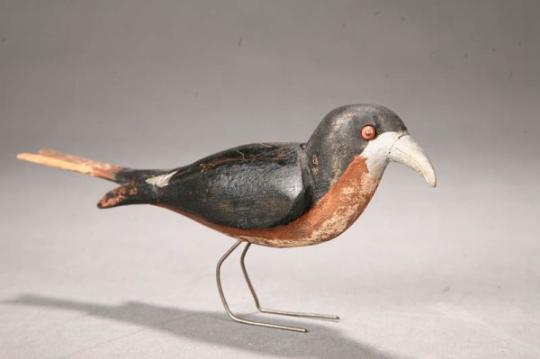 FOUR FOLK ART ITEMS. - 3