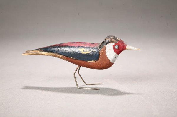 FOUR FOLK ART ITEMS. - 4