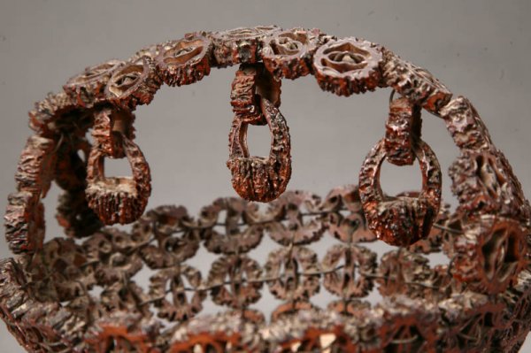 FOUR FOLK ART ITEMS. - 5