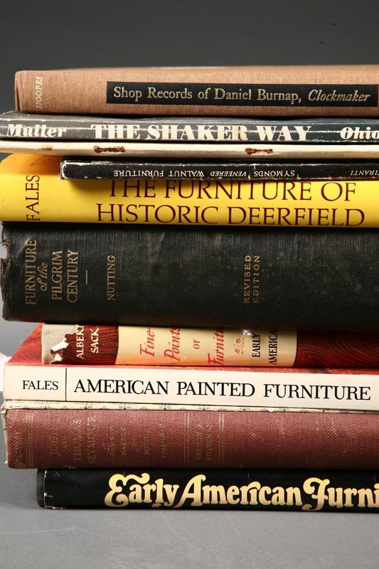 TWENTY-ONE FURNITURE AND ANTIQUES REFERENCE BOOKS. - 2