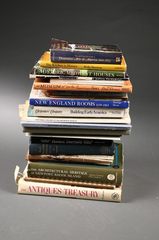 TWENTY ANTIQUES REFERENCE BOOKS.