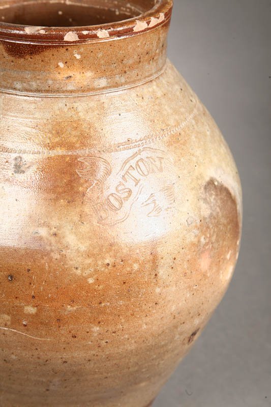 STONEWARE CROCK.