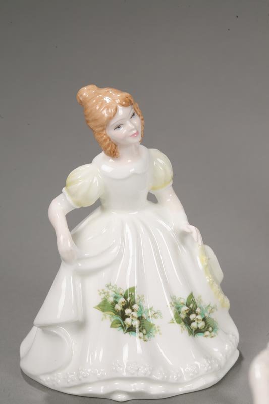 TWELVE ROYAL DOULTON FIGURE OF THE MONTH FIGURINE - 2