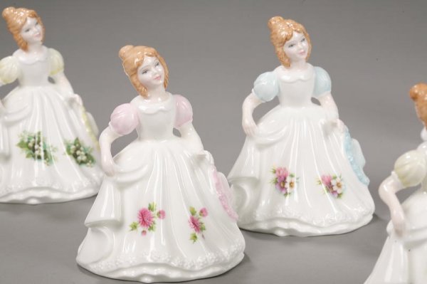 TWELVE ROYAL DOULTON FIGURE OF THE MONTH FIGURINE - 3