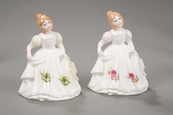 TWELVE ROYAL DOULTON FIGURE OF THE MONTH FIGURINE - 4