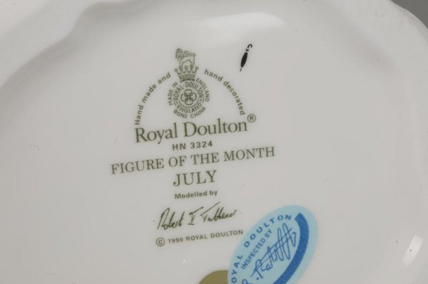 TWELVE ROYAL DOULTON FIGURE OF THE MONTH FIGURINE - 7