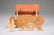 1419: TWO EARLY WOOD TOYS. Composition and wood clown o - 3