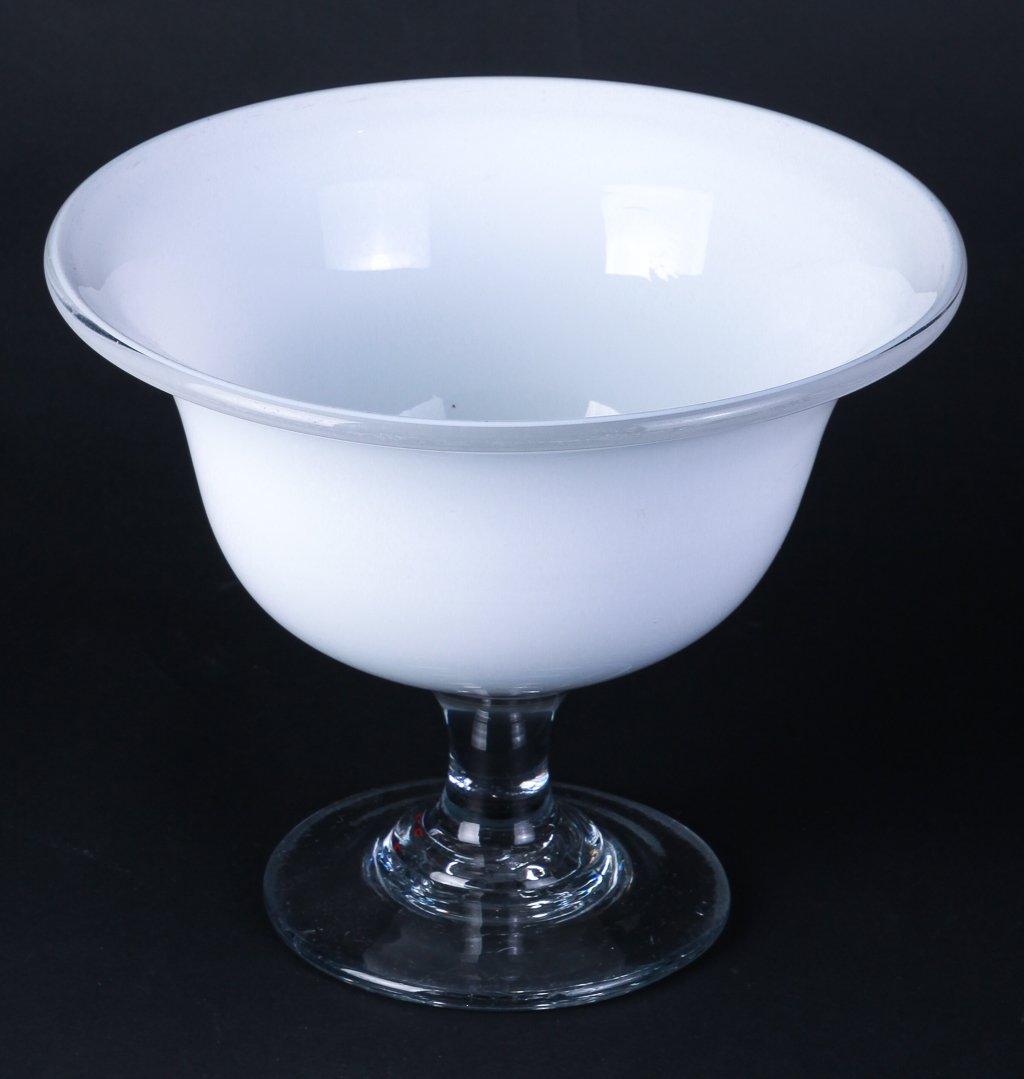 PITTSBURGH CASED GLASS COMPOTE. (1 of 3)