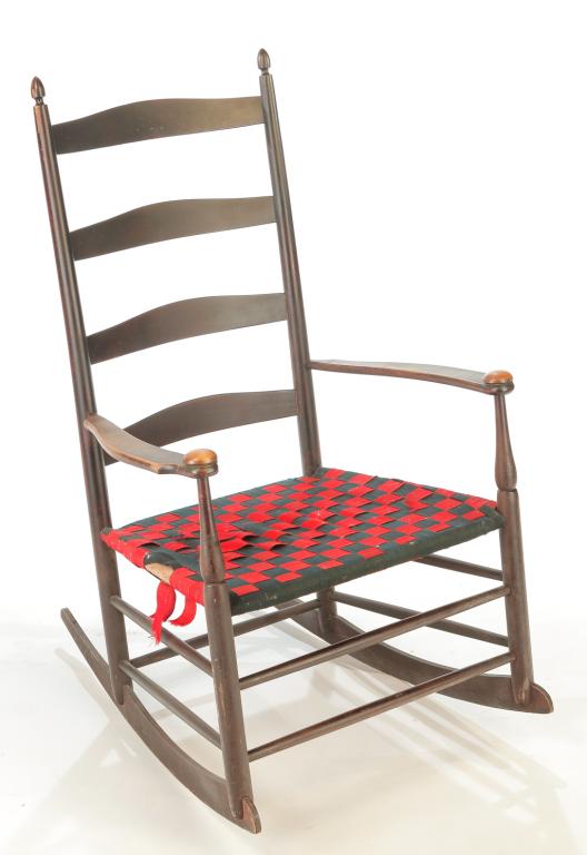 MT. LEBANON SHAKER ROCKER. (1 of 3)