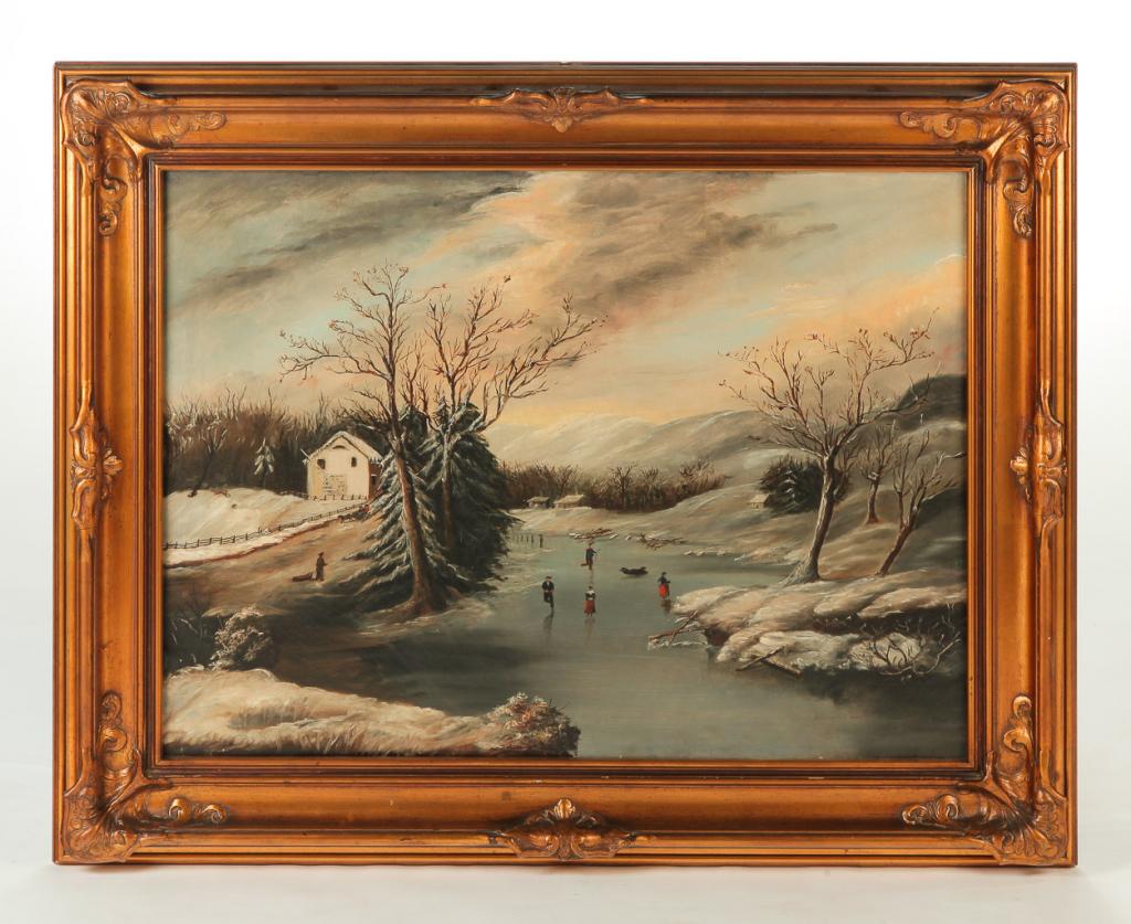 WINTER SKATING SCENE. (1 of 2)