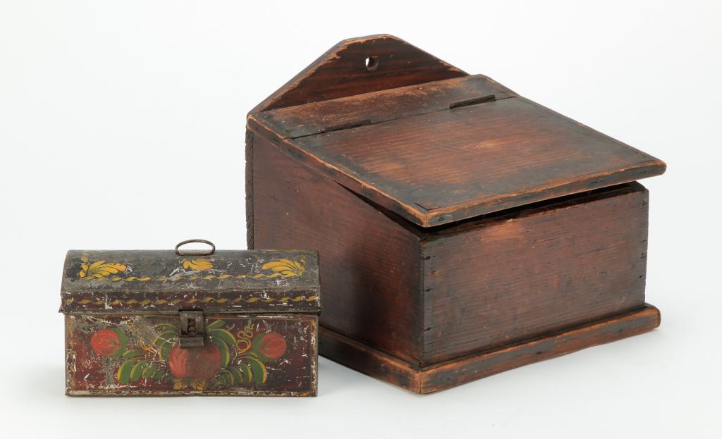 AMERICAN TOLE BOX AND WALL BOX. (1 of 5)