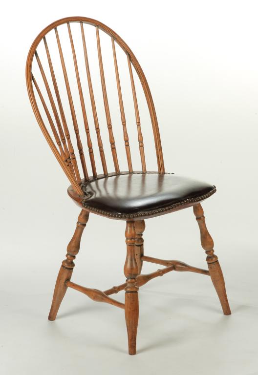 RHODE ISLAND BOWBACK WINDSOR SIDE CHAIR. (1 of 5)