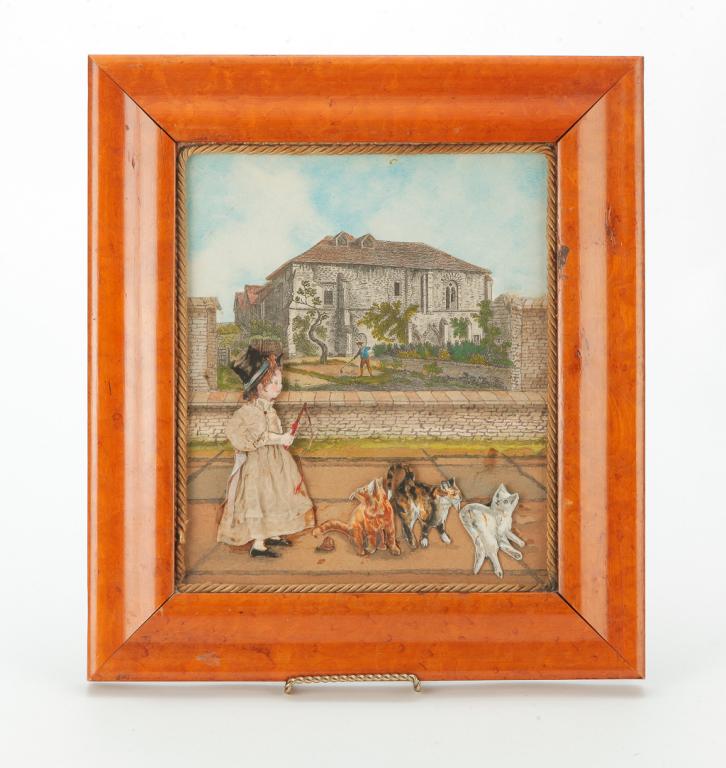 ENGLISH VICTORIAN PAPER DIORAMA. (1 of 3)