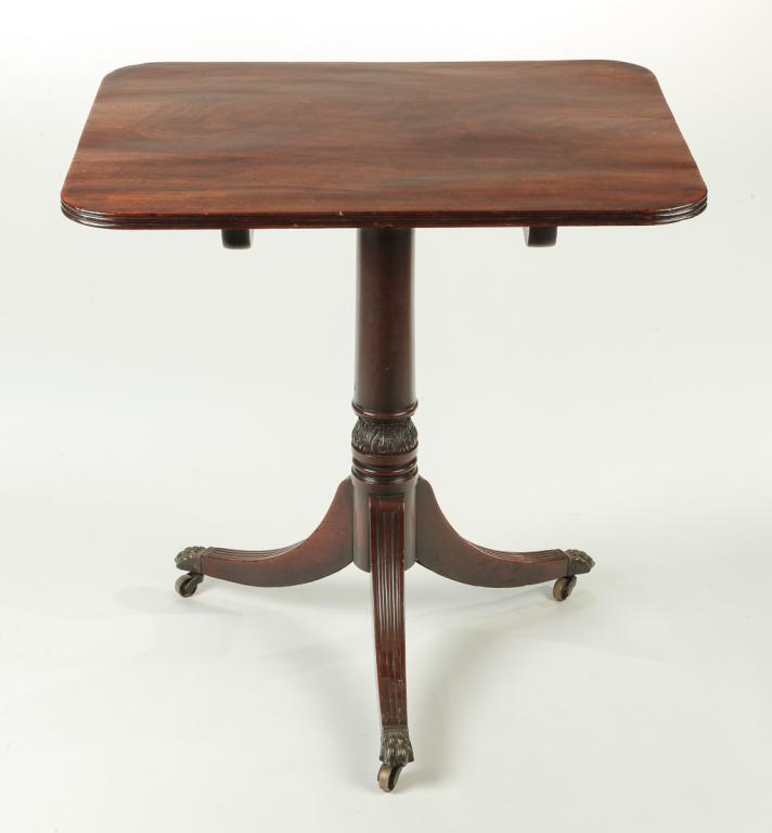 AMERICAN CLASSICAL TILT TOP TABLE. (1 of 5)