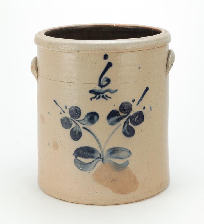 AMERICAN STONEWARE CROCK. (1 of 4)