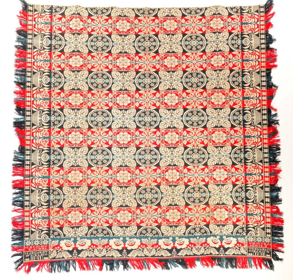 TWO AMERICAN COVERLETS. (1 of 5)