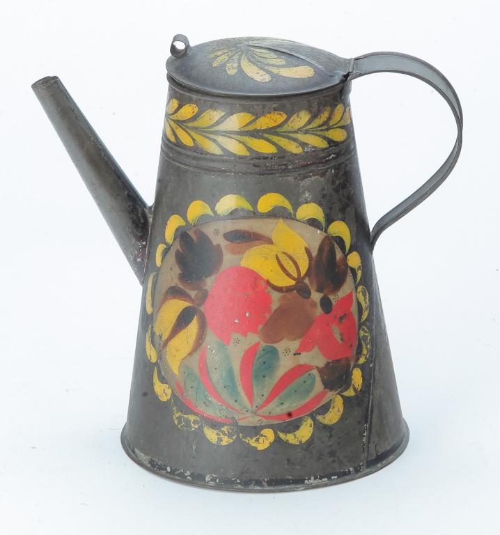 AMERICAN TOLE COFFEE POT. (1 of 6)