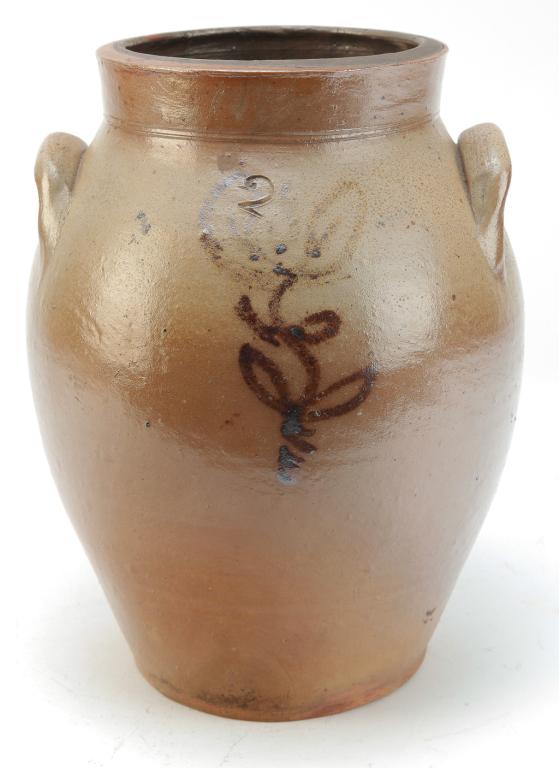 AMERICAN STONEWARE CROCK. (1 of 5)