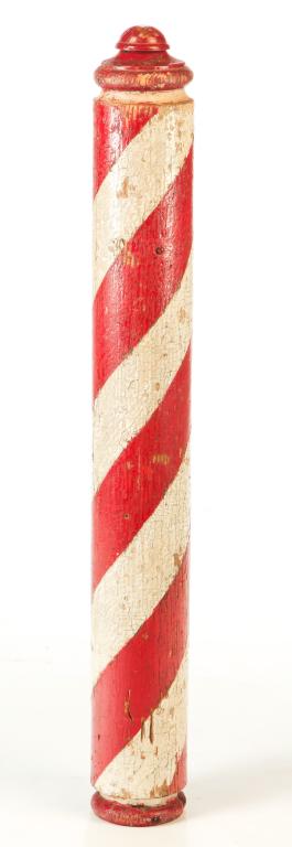 AMERICAN BARBER POLE. (1 of 2)