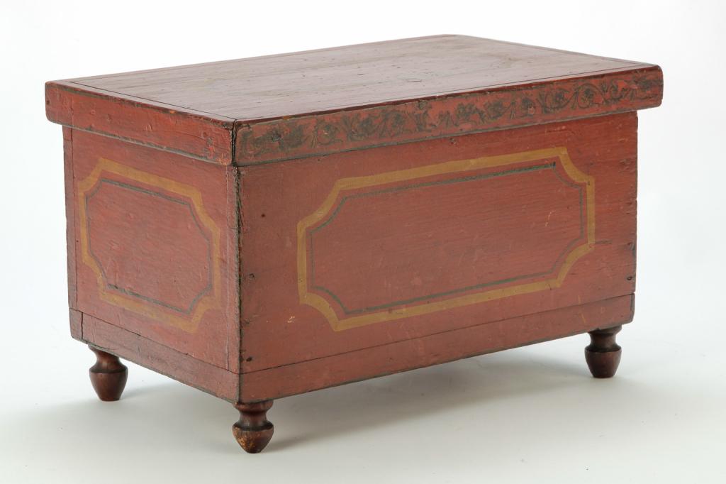 AMERICAN DECORATED BOX. (1 of 5)