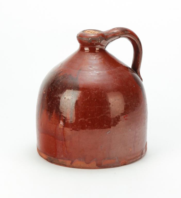AMERICAN REDWARE JUG. (1 of 3)