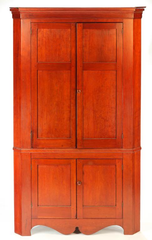 AMERICAN CORNER CUPBOARD. (1 of 3)