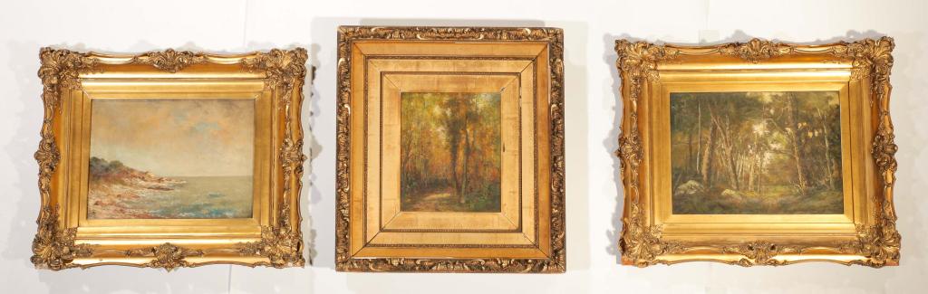 THREE PAINTINGS BY JEANNETTE AGNEW LYON. (1 of 2)