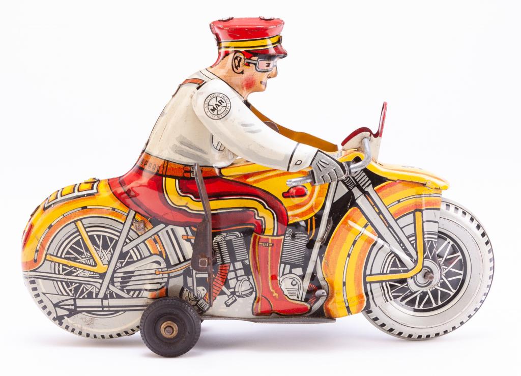 MARX "ROOKIE COP" LITHOGRAPH WIND UP TOY. (1 of 5)