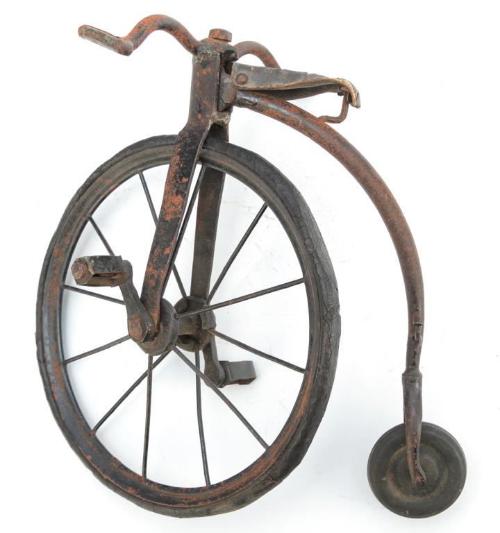 MINIATURE SALESMAN SAMPLE OF PENNY FARTHING BICYCLE (1 of 3)