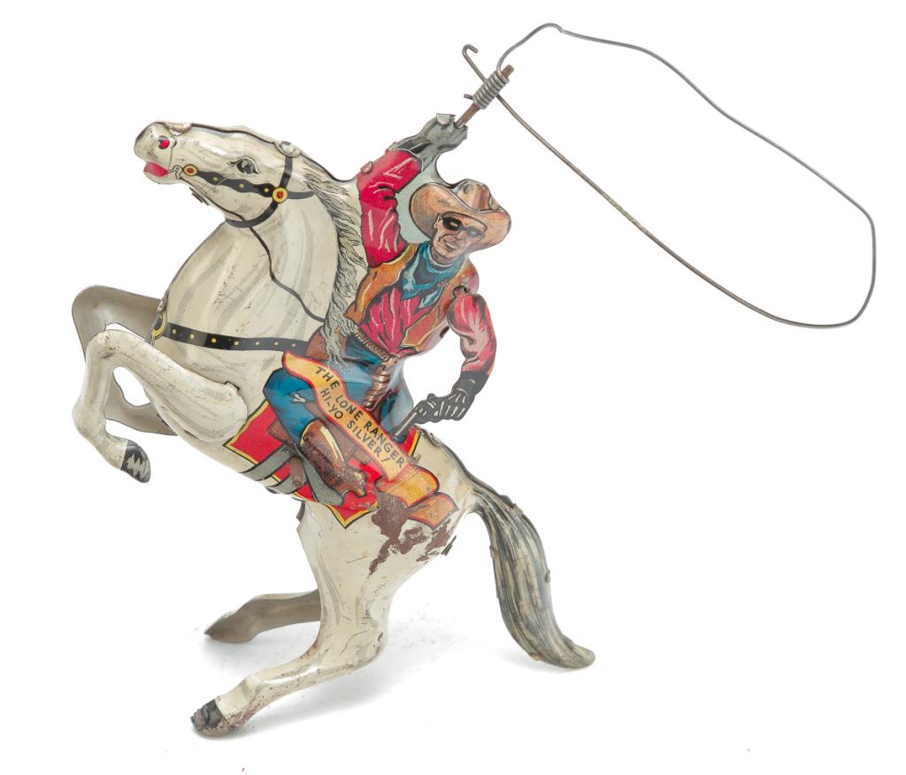 MARX THE LONE RANGER LASO TIN LITHO WIND-UP TOY (1 of 5)