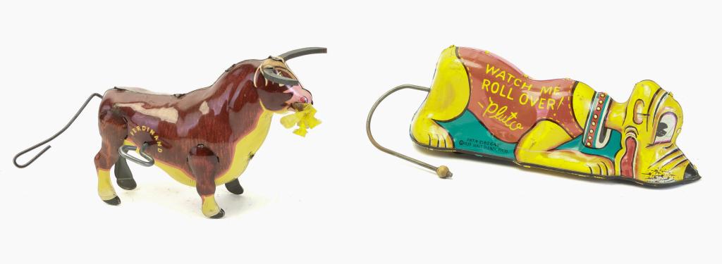 TWO MARX WIND-UP TOYS INCLUDING PLUTO& FERDINAND (1 of 4)