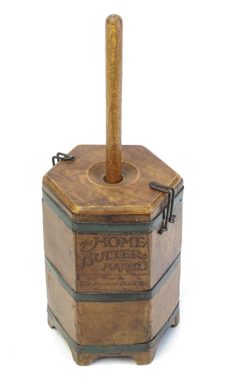 AMERICAN SALESMAN SAMPLE BUTTER CHURN. (1 of 5)