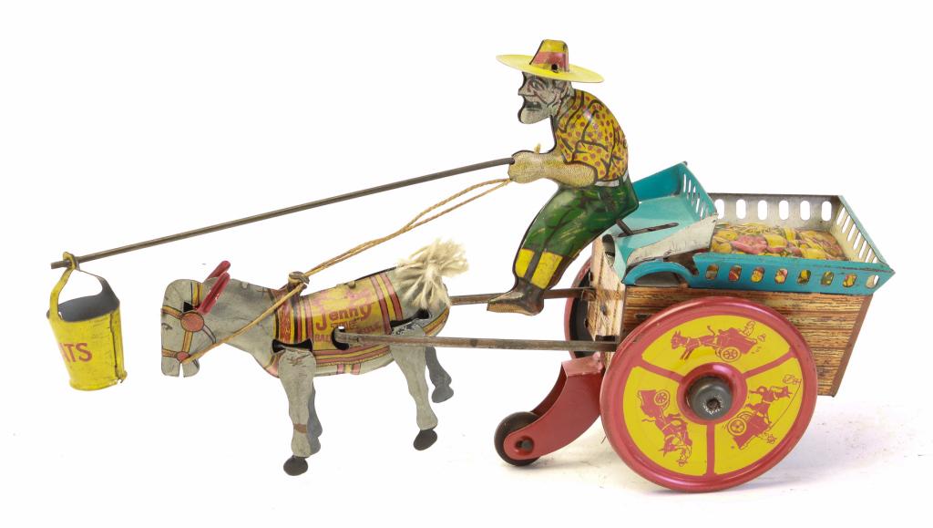 FERDINAND STRAUSS JENNY THE BALKING MULE TIN TOY (1 of 4)