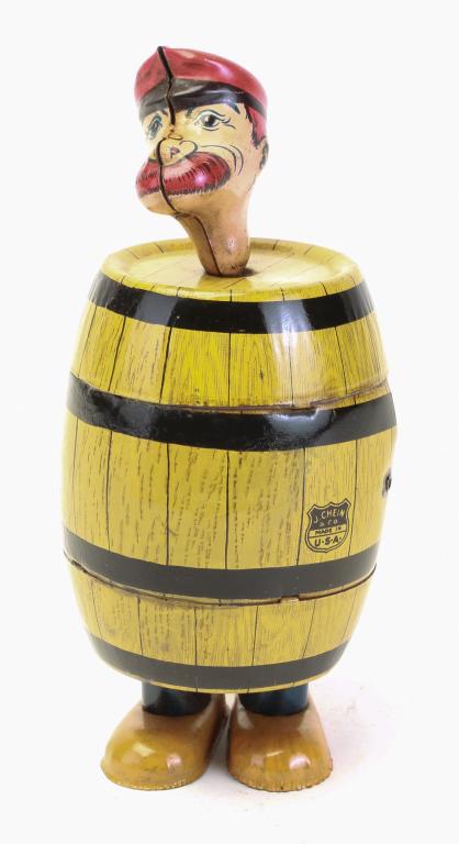 J. CHEIN BARNACLE BILL POPEYE TIN LITHO TOY (1 of 5)