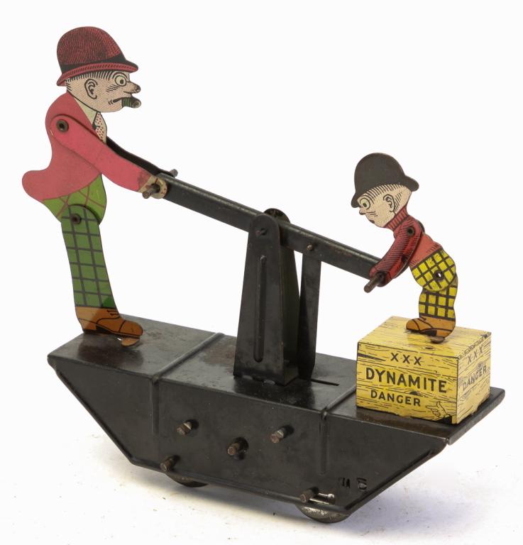 MARX MOON MULLINS & KAYO HANDCAR WIND-UP TOY (1 of 3)