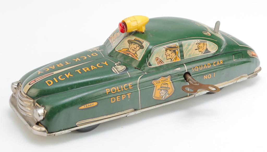 MARX TIN LITHO DICK TRACY SQUAD CAR NO. 1 (1 of 4)