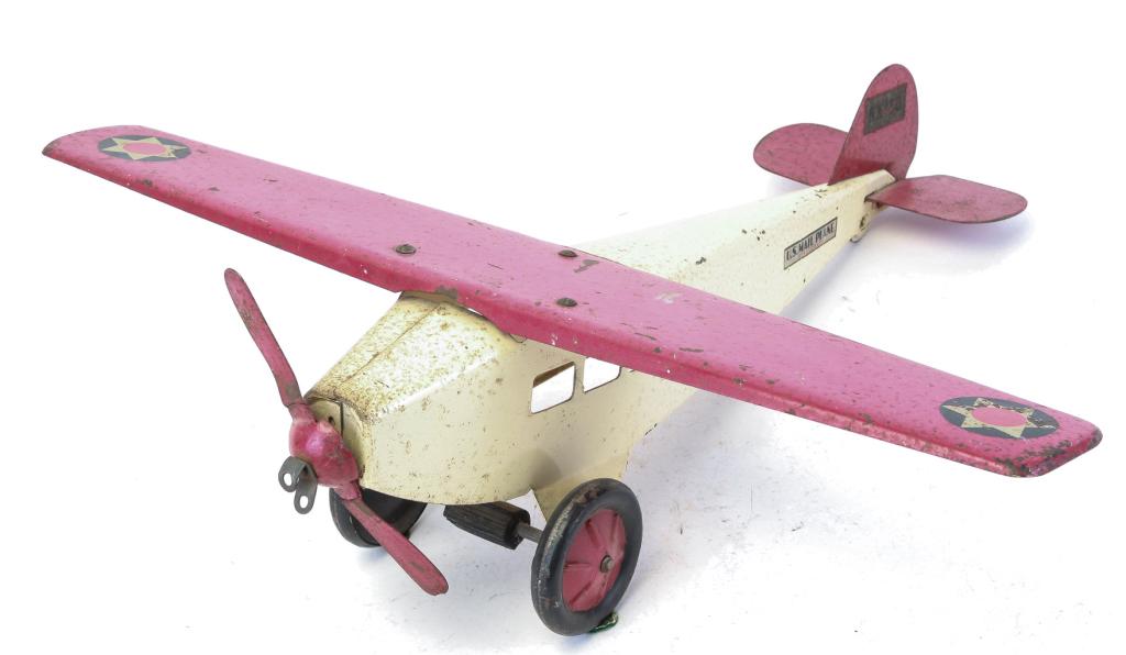 STEELCRAFT PRESSED STEEL U.S. MAIL PLANE  TOY (1 of 3)