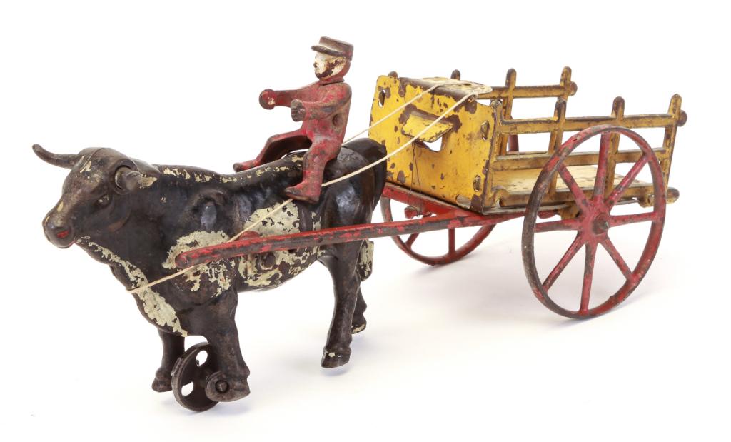 AMERICAN CAST IRON OX CART. (1 of 3)