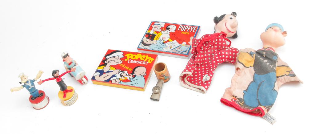 GROUP OF POPEYE AND OLIVE OYL TOYS (1 of 2)