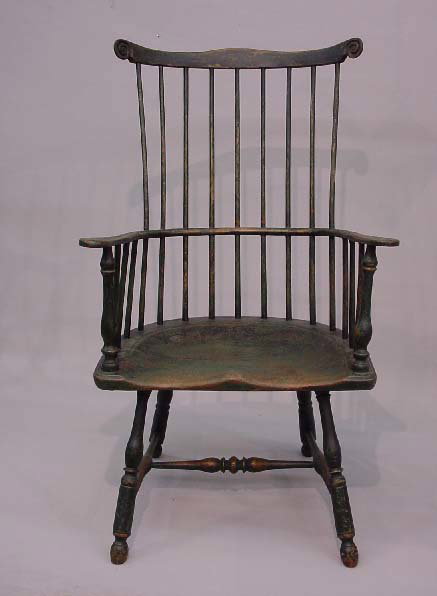 COMB BACK WINDSOR ARMCHAIR. Philadelphia