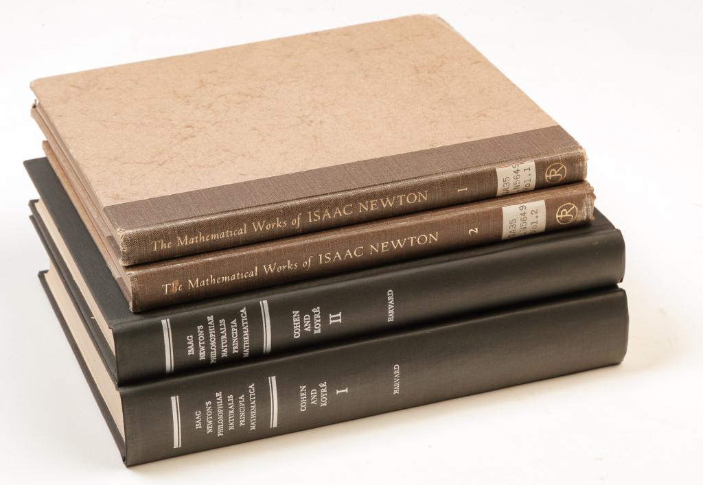 FOUR BOOKS INCLUDING NEWTON. (1 of 11)