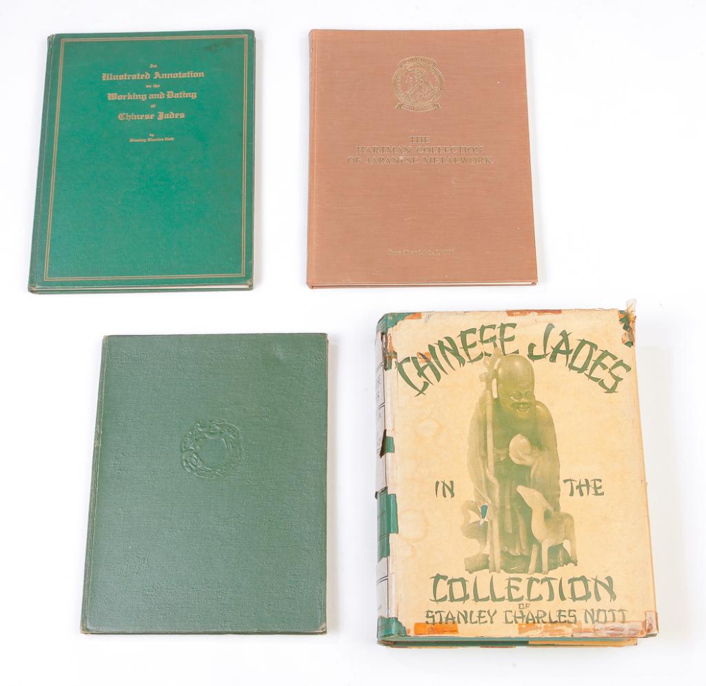 FOUR BOOKS INCLUDING CHINESE JADE BY NOTT. (1 of 7)