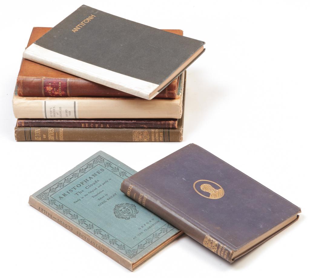 SEVEN BOOKS OF/ON GREEK PLAYS. (1 of 9)