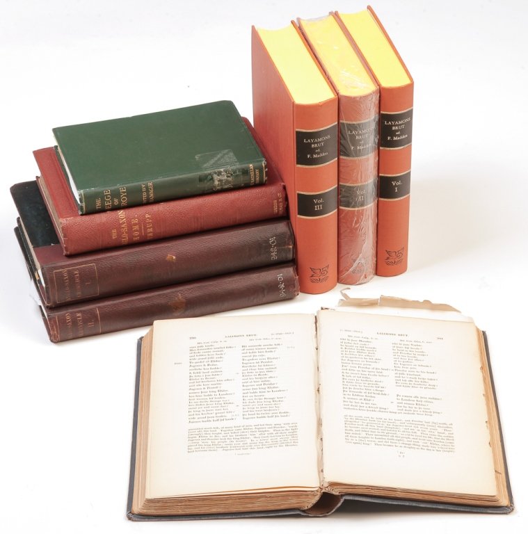 EIGHT ANGLO-SAXON BOOKS. (1 of 10)